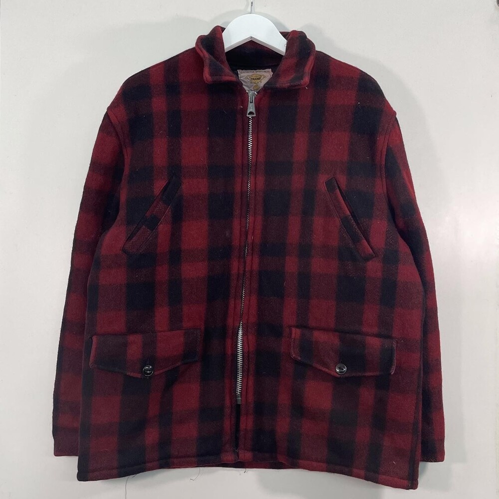 No Brand Men's Red and Burgundy Jacket